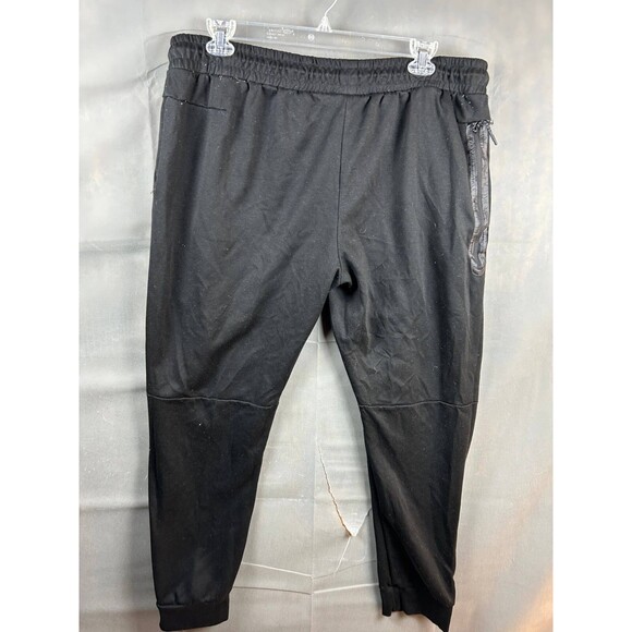 Nike Jogger Pants Men's Size 3XL Black Pull On Drawstring Zip Pockets - Picture 7 of 10